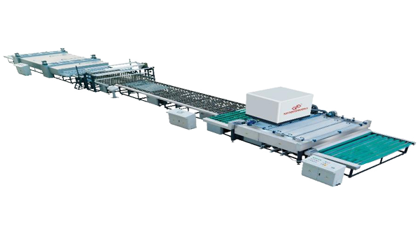 Línea de producción semiautomática de vidrio laminado