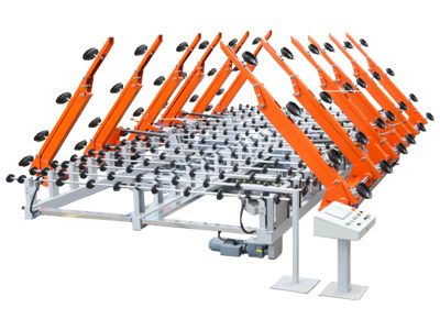 Mesa de carga automática de vidrio